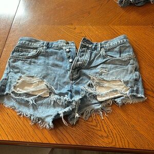 We the free demon jean shorts size 29